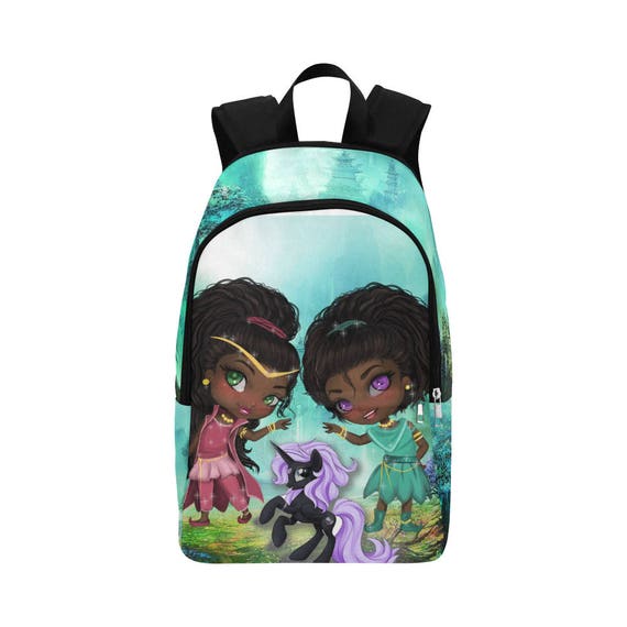 backpacks with black characters