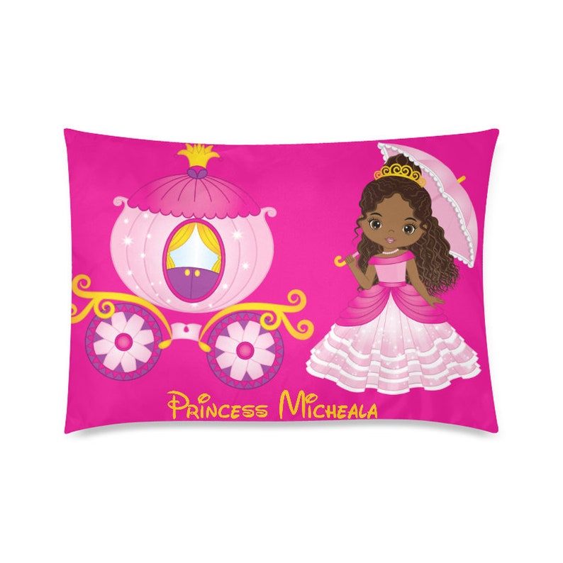 Little PRINCESS Personalized Pillowcase Tiana | Loyalty Is Royalty Throw Pillow