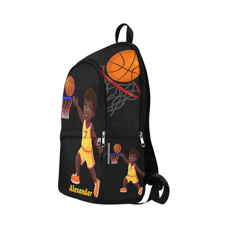 Basketball Large Backpack Boys Backpack Boys School Bag Back Etsy
