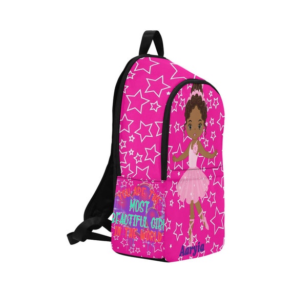 girls pink backpack