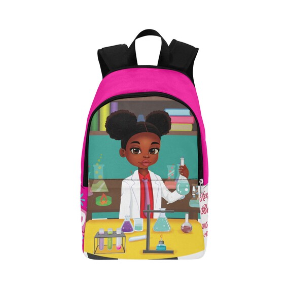 afro puff backpack