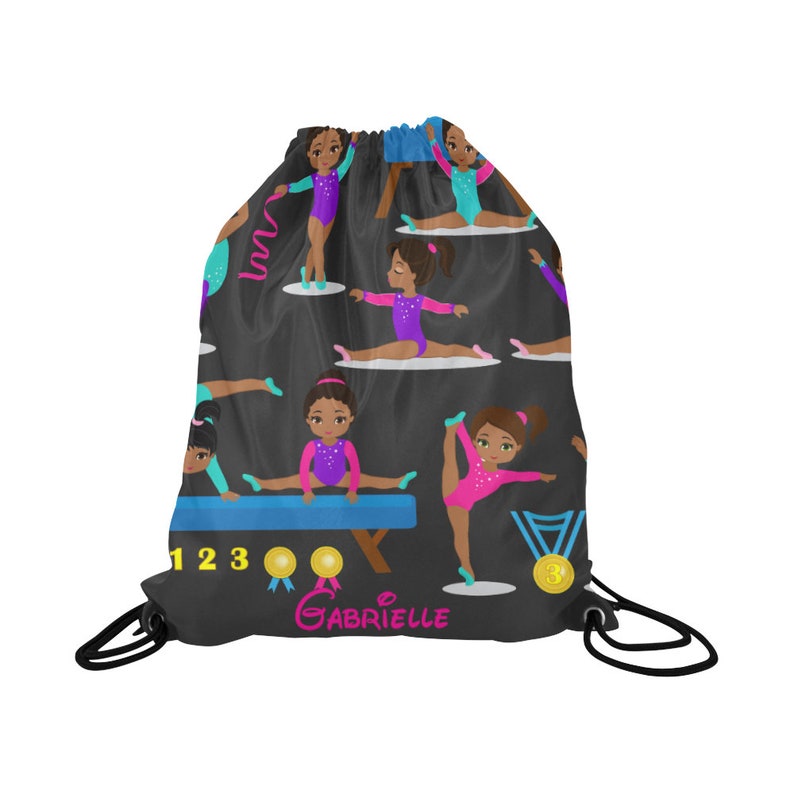 Personalized Dance Bag Drawstring Backpack Ballerina Etsy