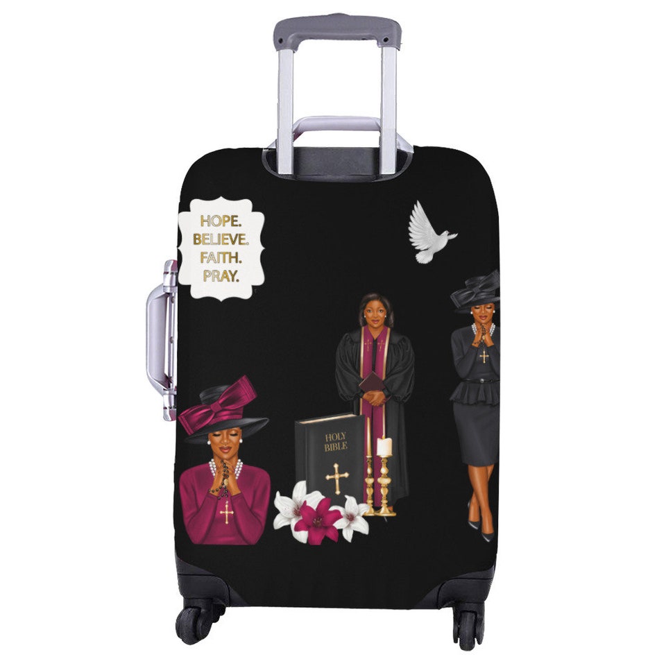 Discover African American Art Black Woman Suitcase Cover Carry On Luggage Cover