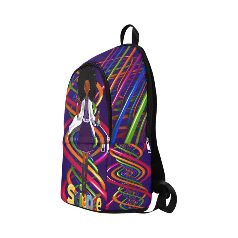 CUSTOM Back Pack African American Black Girl Book Bag Back Etsy