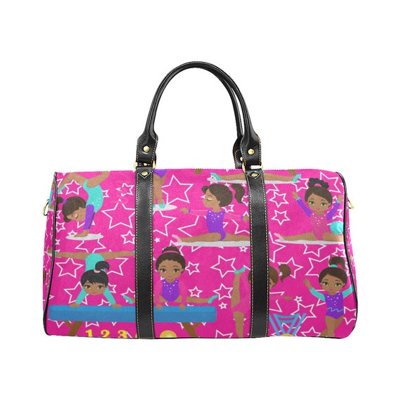 Kids Girls Ballet Dance Bag Embroidered Gym Bag Dance Hand Bag With Zipper S