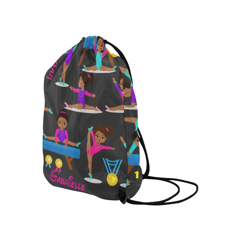 Personalized Dance Bag Drawstring Backpack Ballerina Etsy