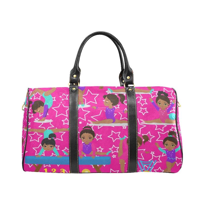 Cute Girls Ballet Dance Gym Bag Embroidered Shoulder Bag Hand Bag Duffel Bag UK