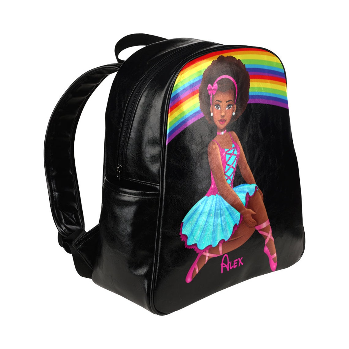 Toddler Girl Backpack For African American Kids Custom | Etsy