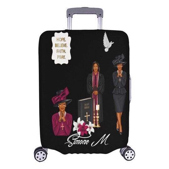 Disover African American Art Black Woman Suitcase Cover Carry On Luggage Cover