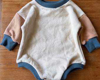 Sweater Romper • organic cotton • sand