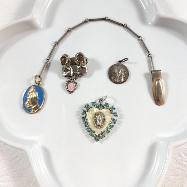 Vintage Religious Lot / 4 Religious Items / Religious Supply Lot / Religious Destash Lot / #9035