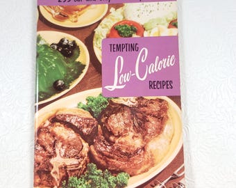 Culinary Arts Institute 1956 Tempting Low-Calorie Recipes Vintage 1950s Cookbook