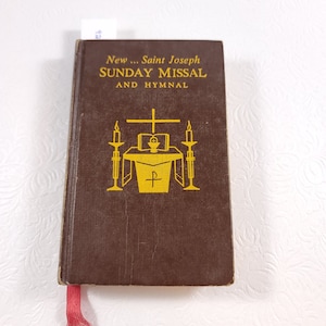 1966 Saint Joseph Sunday Missal and Hymnal Catholic Book Publishing