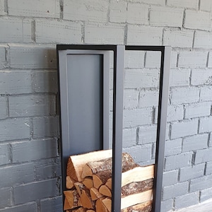 Metal  Indoor/Outdoor Firewood Holder