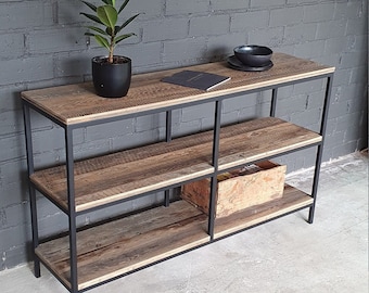 Shelving Unit in a Metal Frame