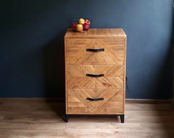 Chest of drawers with mosaic.