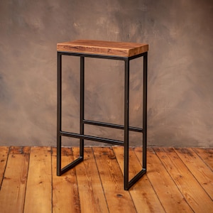 Minimalist bar stool.