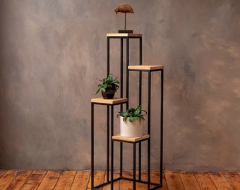 Tiered plant stand.