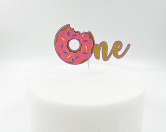 Donut One Cake Topper