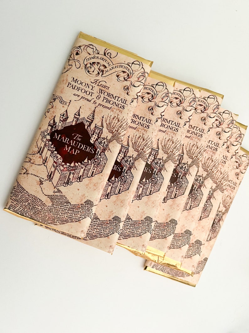 Harry Potter Chocolate Bar Wrappers - Etsy