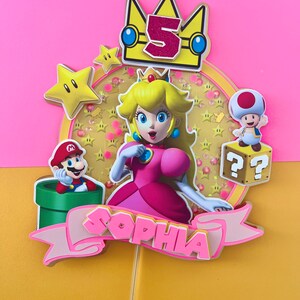 Princess Peach Cake Topper