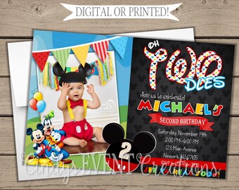 Mickey Mouse Invitation