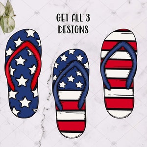 Flip Flop Earrings Sublimation Design, Patriotic Design, Beach Png, Flip Flop Design, Summer Earring Design, 4th of July Earrings, Summer