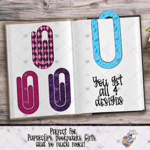 Paperclip Bookmark Design, Bookmark Sublimation Design, Halloween Design, Plaid Paperclip Design, Spooky Gift, Halloween Paperclip Design