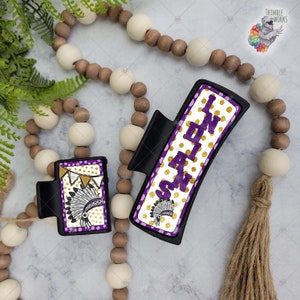 Mascot Sublimation Design Bundle, Hair Claw Bundle, Mascot Hair Accessory, Hair Claw Design, Hair Clip Sublimation Design, School Hair Clip