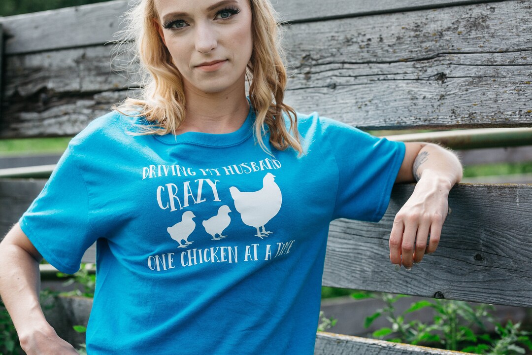 Chicken Lady Country Chick Chicken Lady Shirt Crazy - Etsy