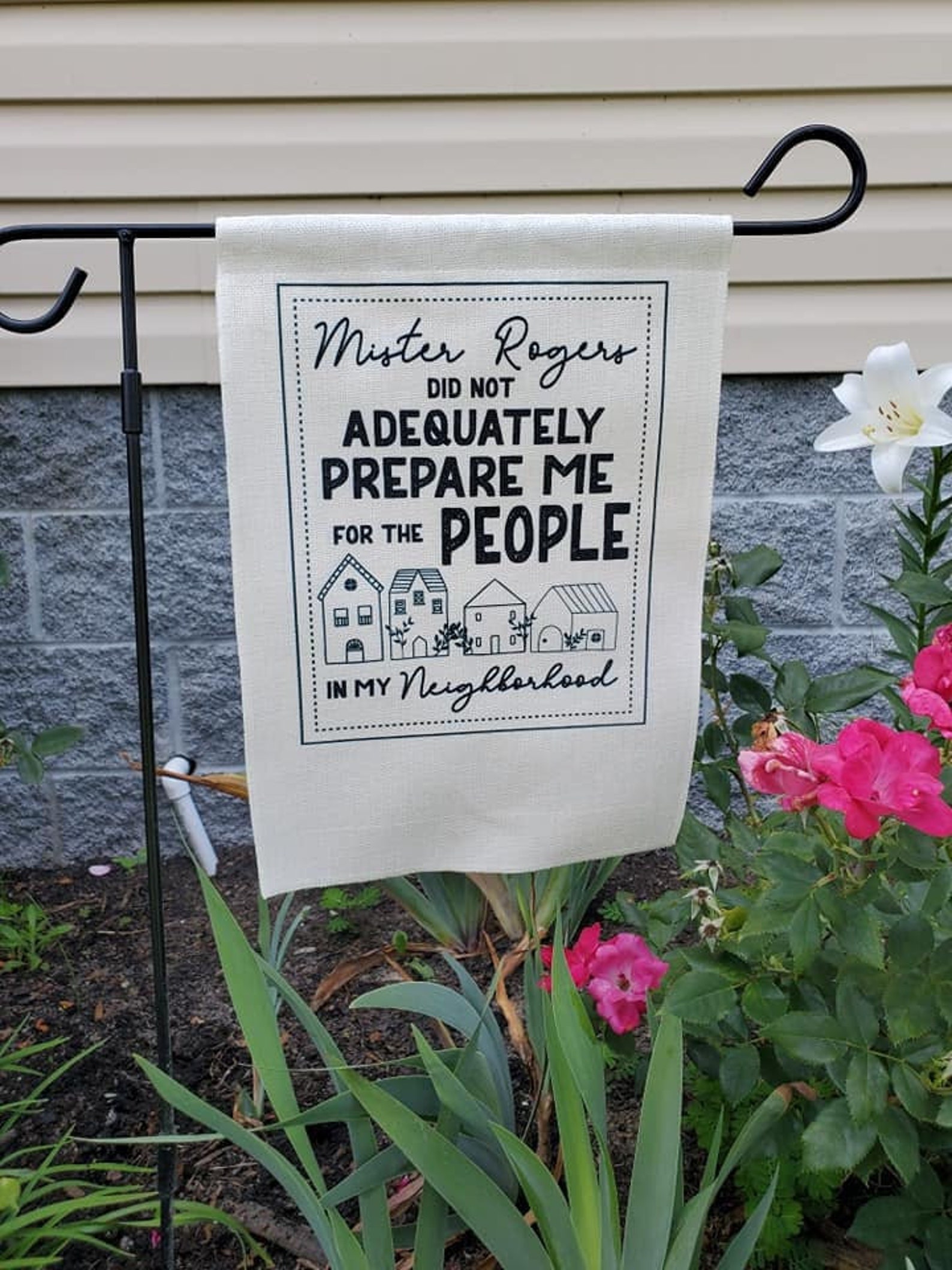 Funny Garden Flag HOA Garden Flag Garden Flag POA Garden Etsy