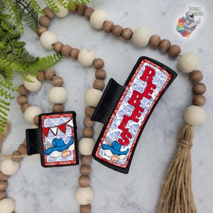 Mascot Sublimation Design Bundle, Hair Claw Bundle, Mascot Hair Accessory, Hair Claw Design, Hair Clip Sublimation Design, School Hair Clip