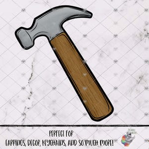 Hammer Schlüsselanhänger, Hammer Sublimationsdesign, Werkzeug Png, Vatertag Design, Werkzeug Papa, #1 Papa Design, Vatertag Png, Hammer Werkstatt Dekor