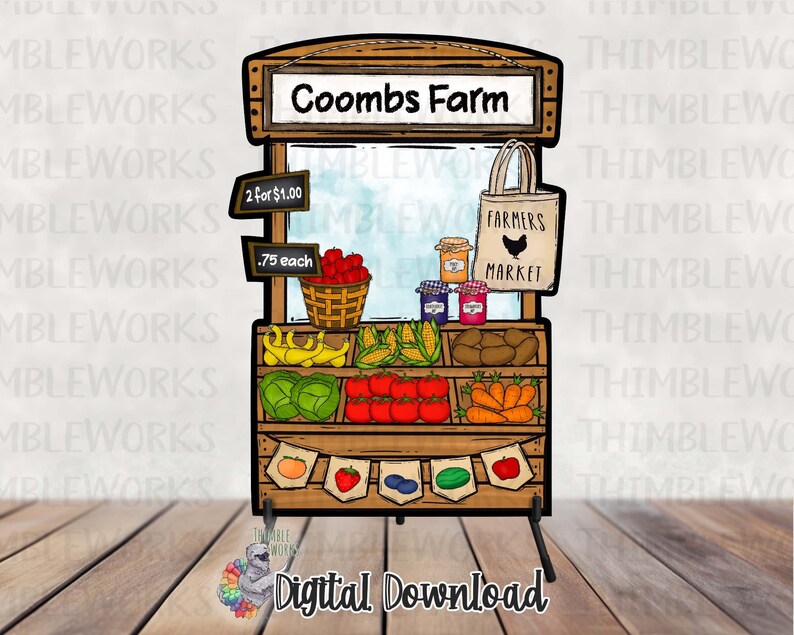 Farmers Market Sublimation Design, Booth Design, Farm Png, Farm Booth ...