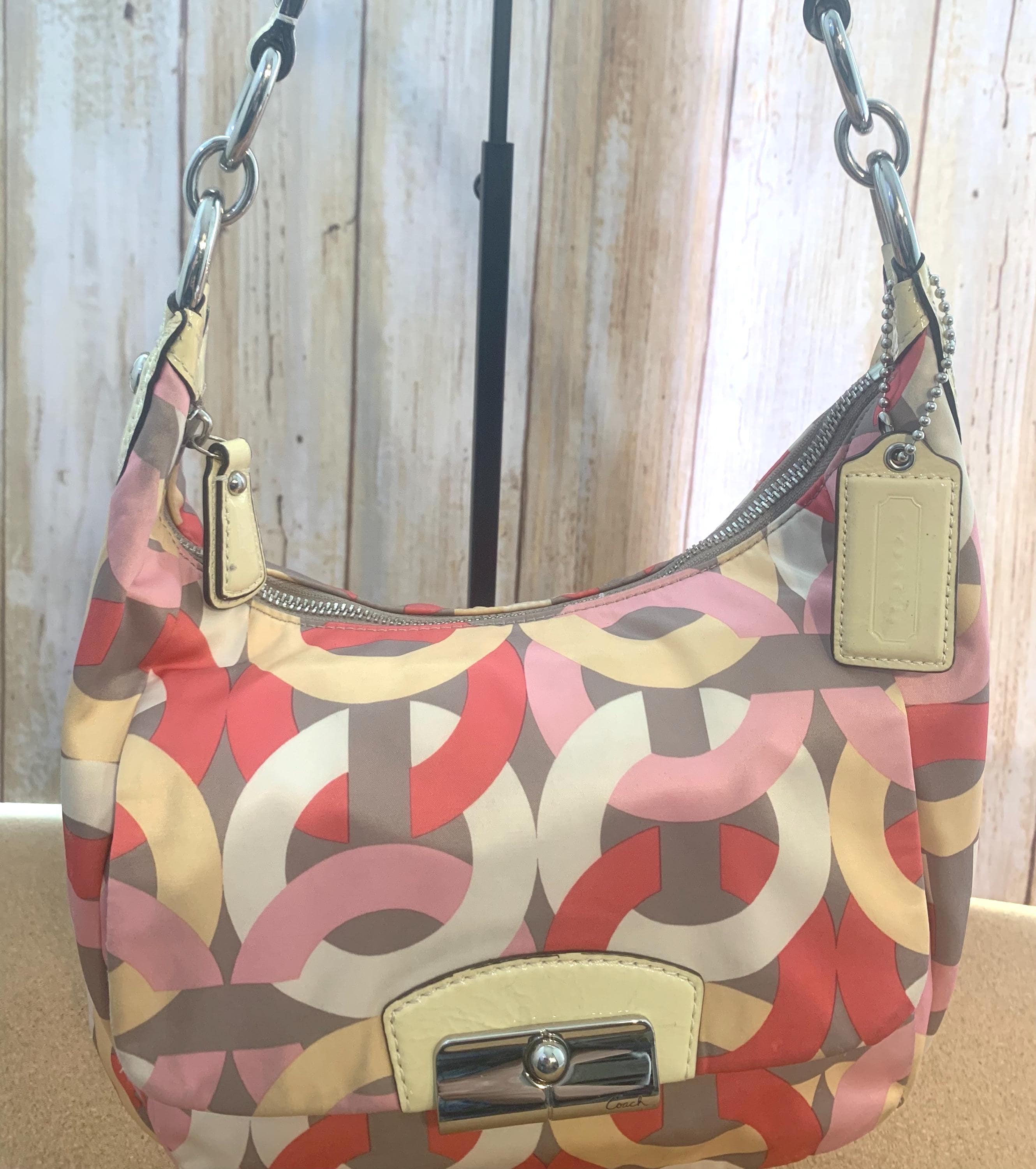 Vintage Coach Pink Hobo - Etsy