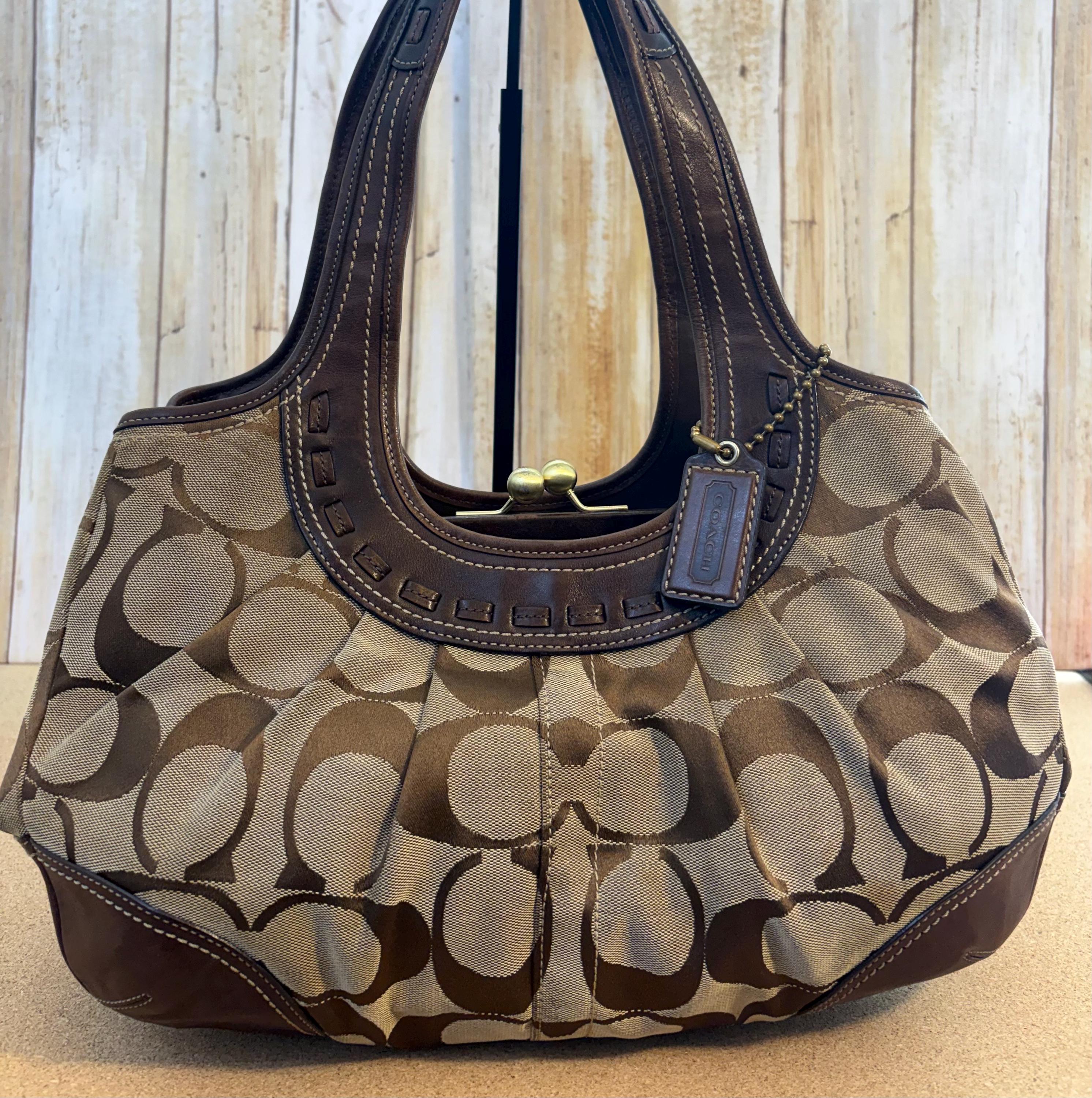 ショルダーバッグ OLD Coach Shoulder Sam Browne stud USA Vintage coach studded shoulder - Gem