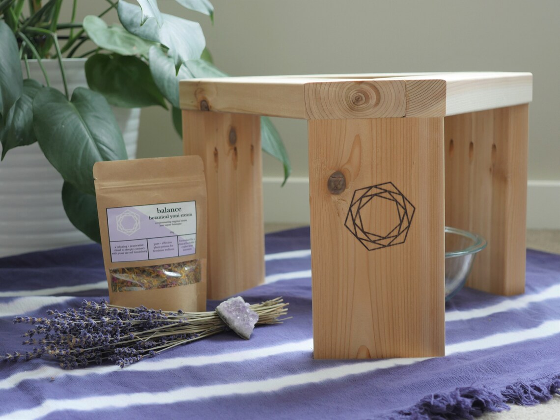 Yoni Stool Steam Bundle Etsy