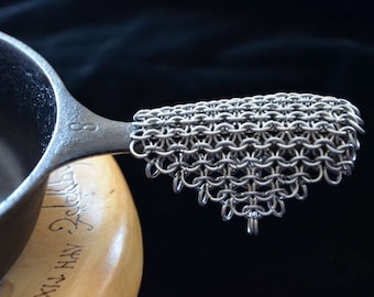 Stainless Steel Chainmaille Pot Scrubber