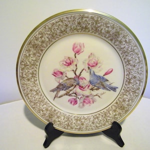 Vintage Lenox Mountain Bluebird Limited Edition Boehm Birds Porcelain Plate