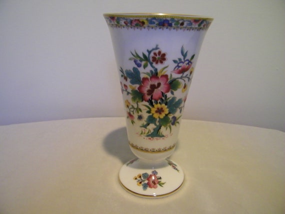 Vintage Coalport Ming Rose Bone China Vase Etsy