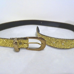 Vintage Sequin Embellsihed O-ring Belt Stretchy Vintage Sequin Belt - Etsy main image 4
