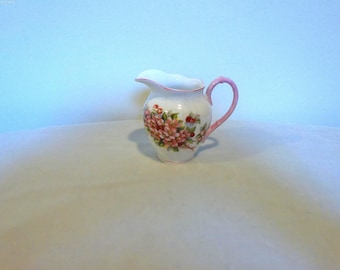 Vintage Royal Albert Apple Blossom Bone China Creamer
