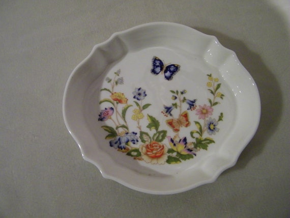 Vintage Aynsley Cottage Garden Bone China Jewelry… - image 1