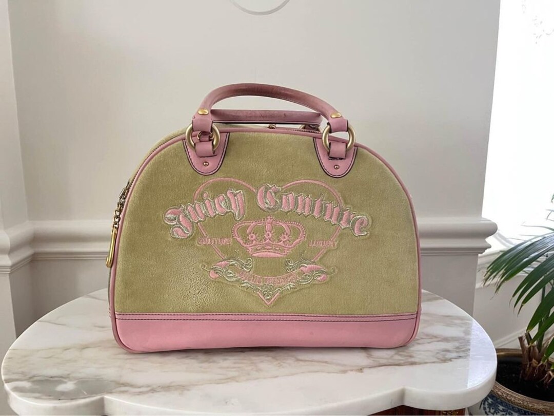 Juicy Couture Pet Carrier Bag, Green and Pink, Mesh Sides, VINTAGE. Etsy