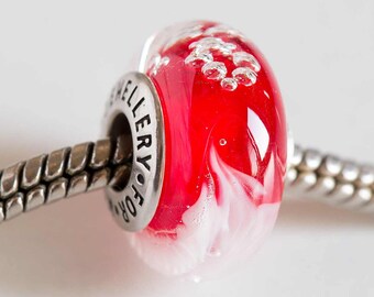 2016 nouveau COEUR LAMPWORK MURANO Art Glass Beaded Pendentif Collier BB19