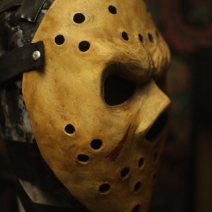 Angry Jason Voorhees Style Sculpted Polyurethane Hockey Mask - Etsy