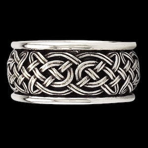 KELLS KNOT - Celtic Woven Band in Sterling Silver