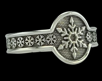 Snowflake Ring, Winter Princess Design