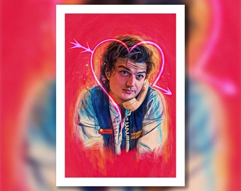 Steve Harrington - Illustrated Giclee Print