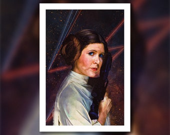 Princess Leia - Illustrated Giclee Print